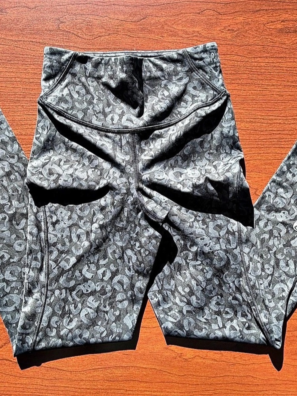 lululemon Align High-Rise Pant 25" (Spray Leopard Grey Multi) Gray & Black